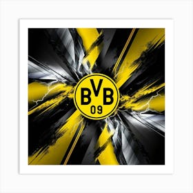 Borussia Dortmund Logo Wall Art 18 Art Print