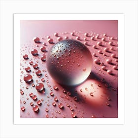 Water Droplet 1 Art Print