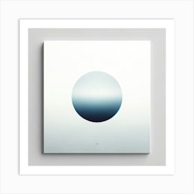 Blue Sphere 2 Art Print