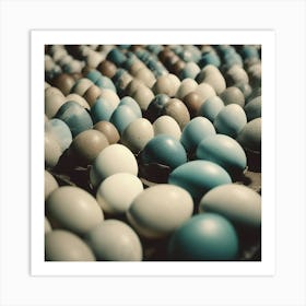 Blue Eggs Art Print