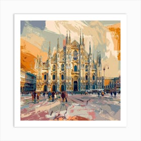 Milan Cathedral Art Print