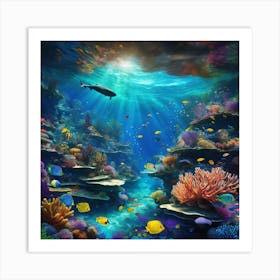 Coral Reef Art Print