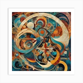 Abstract Painting 5 Art Print