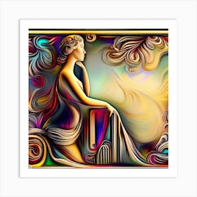 Abstract Painting 3 Art Print