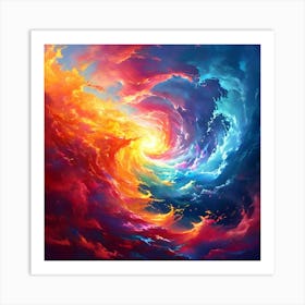 Swirling Vortex Art Print