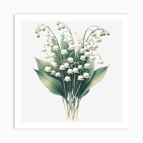 Lily Of The Valley 6 Art Print