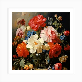 Flowers In A Vase 2 Art Print