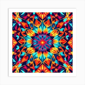 Abstract Mandala Art Print