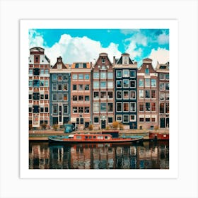 Amsterdam In A Row 11 Art Print