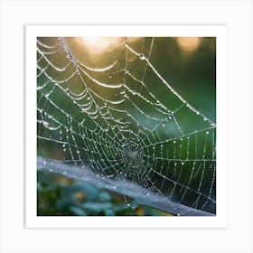 Spider Web Art Print