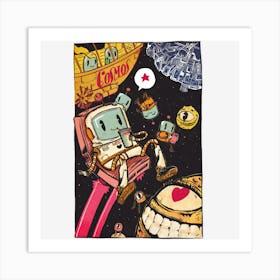 Space Dudes Art Print