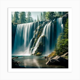 Beautiful Waterfall Art Print