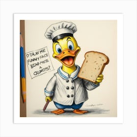 Donald Duck 12 Art Print