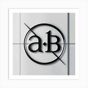 B Logo 1 Art Print