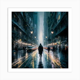 Dark City 3 Art Print