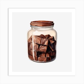 Chocolate In A Jar 12 Art Print