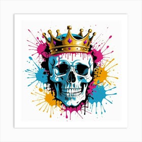 Graffiti Skull 13 Art Print