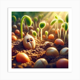 Oliver, the tiny seed 3 Art Print