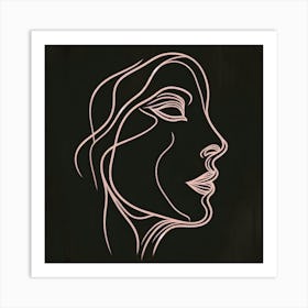 Face Of A Woman 4 Art Print