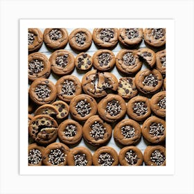Chocolate Chip Cookies Art Print