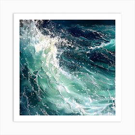 Ocean Waves 11 Art Print