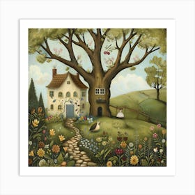 Tree House Art Print