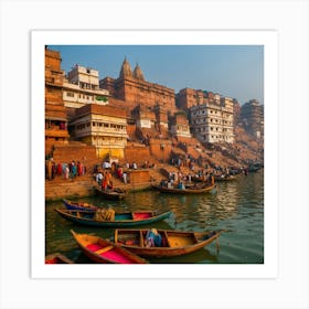 Default Reveal The Fact About Varanasi Being The Oldest City I 3 Art Print