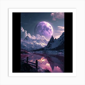 Full Moon In The Sky Art Print