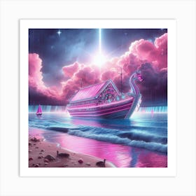 Viking Ship Art Print