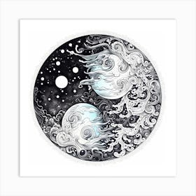 Yin Yang 68 Art Print