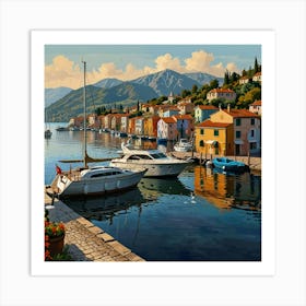 Kotor Bay Art Print