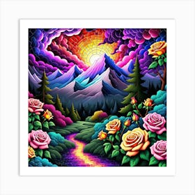 Rainbow In The Sky 2 Art Print