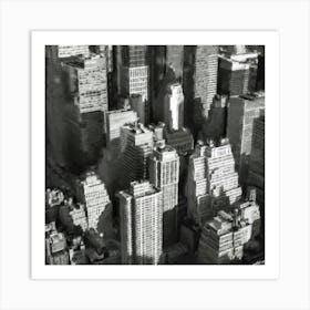 Aerial View Of New York City Art Print