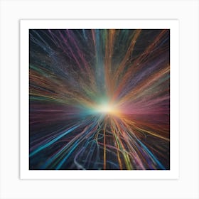 Abstract Space Background 12 Art Print