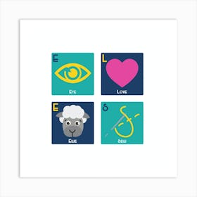 I love U Sew Art Print