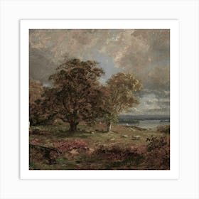 Landscape With Trees 1 Art Print