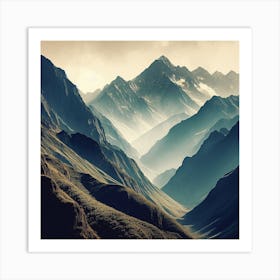 Mountain Landscape Art Print