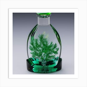 Fennel In Glass Bottle Art Print