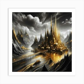 City In The Sky 15 Art Print