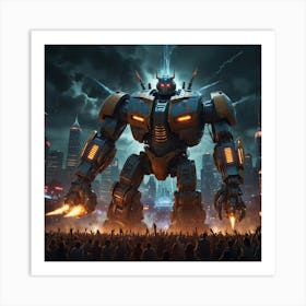 Giant Robot 4 Art Print