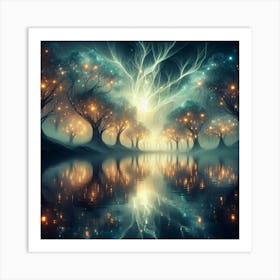 Fairytale Forest 4 Art Print