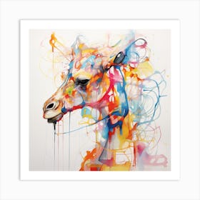 Giraffe 4 Art Print