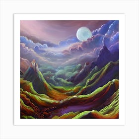 Alien Landscape 2 Art Print