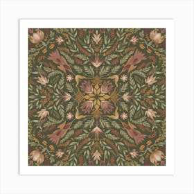 William Morris inspired tapestry Art Print