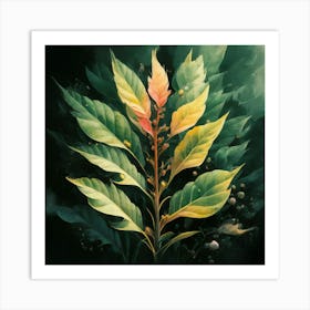 Leaves Of The Forest Art Print