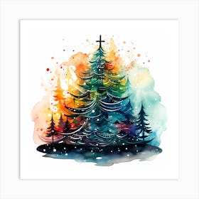 Pastel Pine Perfection Art Print