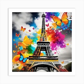 Paris Eiffel Tower 112 Art Print