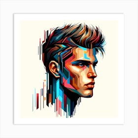 Portrait Of A Young Man Art Print