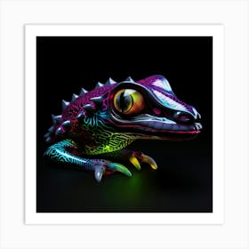 Glow Lizard Poster