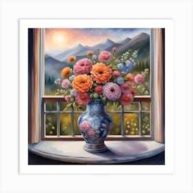 Flowers In A Vase 1 Art Print